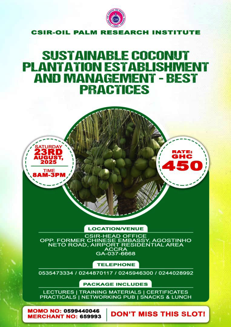 Training on Sustainable Coconut Plantation Establishment and Management - 23/08/2025